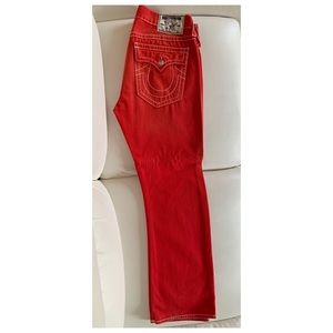 Men’s 🔴RED🔴 TRUE RELIGION PANTS